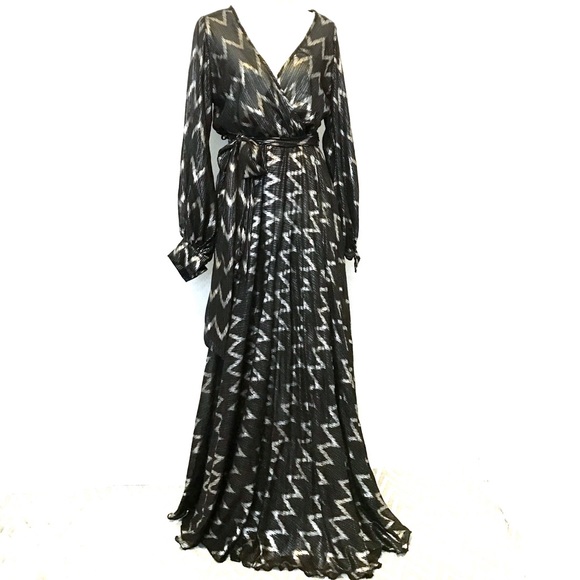 meghan la wrap maxi dress